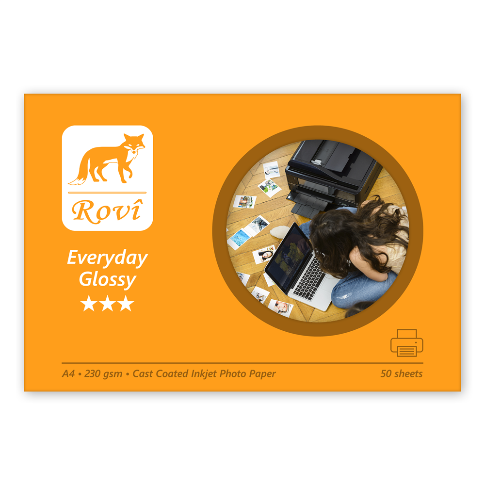 Rovi Everyday Parlak Fotoğraf Kağıdı A4- 230gr. - 50yp