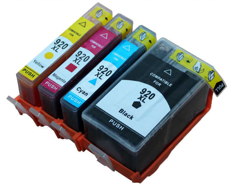 HP 920 XL Kartuş Seti - 4 Renk (Muadil)